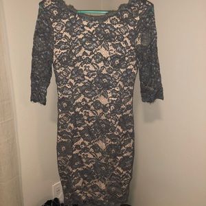Lacy gray dress